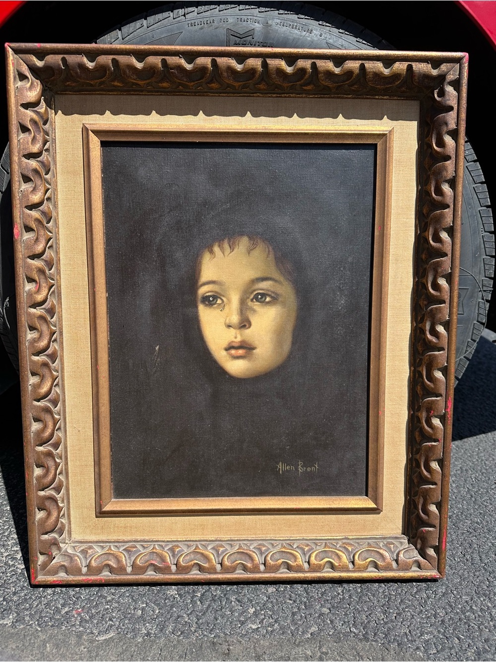 Allen B. By Allen Schwartz Portrait in Black and Gold